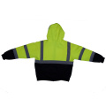 Hi Vis 300 Denier PVC Oxford Polyester Polyester Imploude Safety Coat Reflective Safety Safety